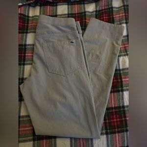 Vineyard Vines Light Gray Performance Pants